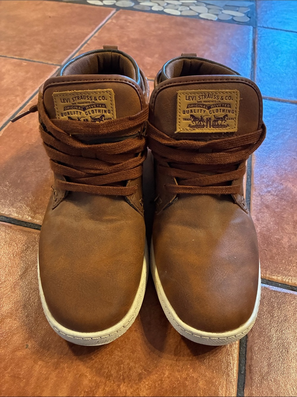 Levi's Men’s Brown High-Top Sneakers